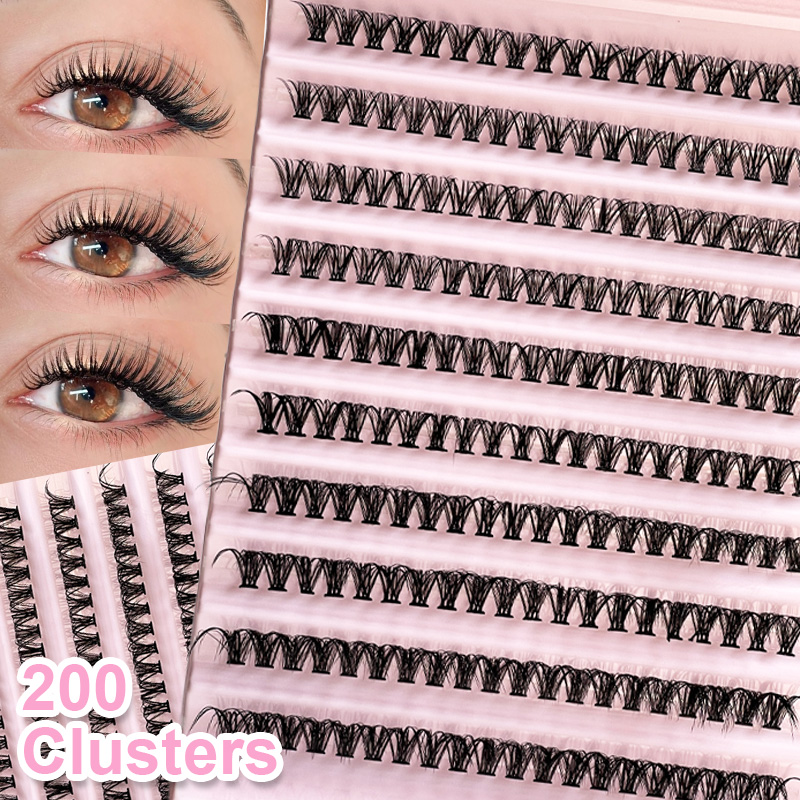 Eyelash Extension Cluster - Bulu Mata Individual Tuft 8-16mm 200pcs