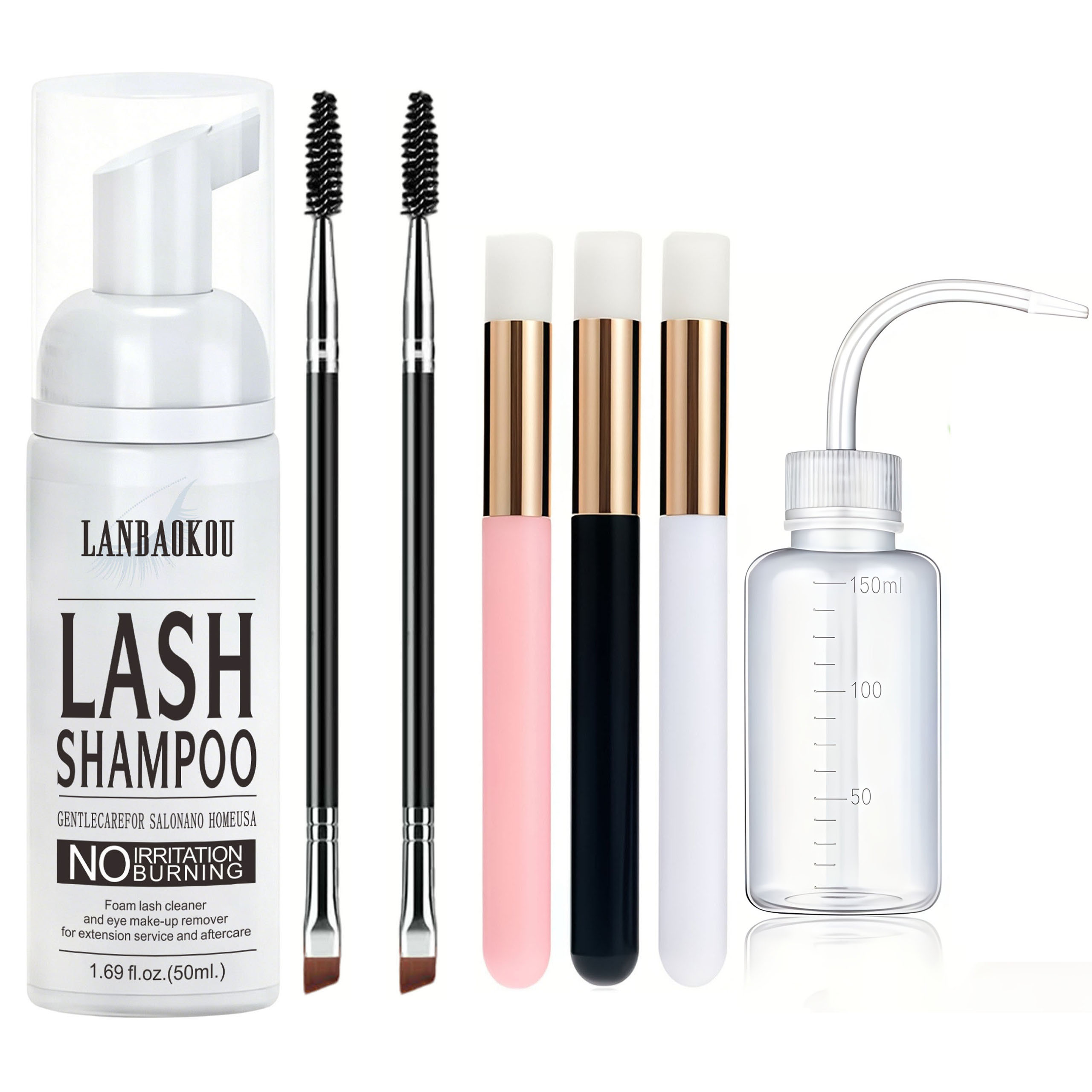 Eyelash Extension Aftercare - Sampo Bulu Mata 50ML + Sikat