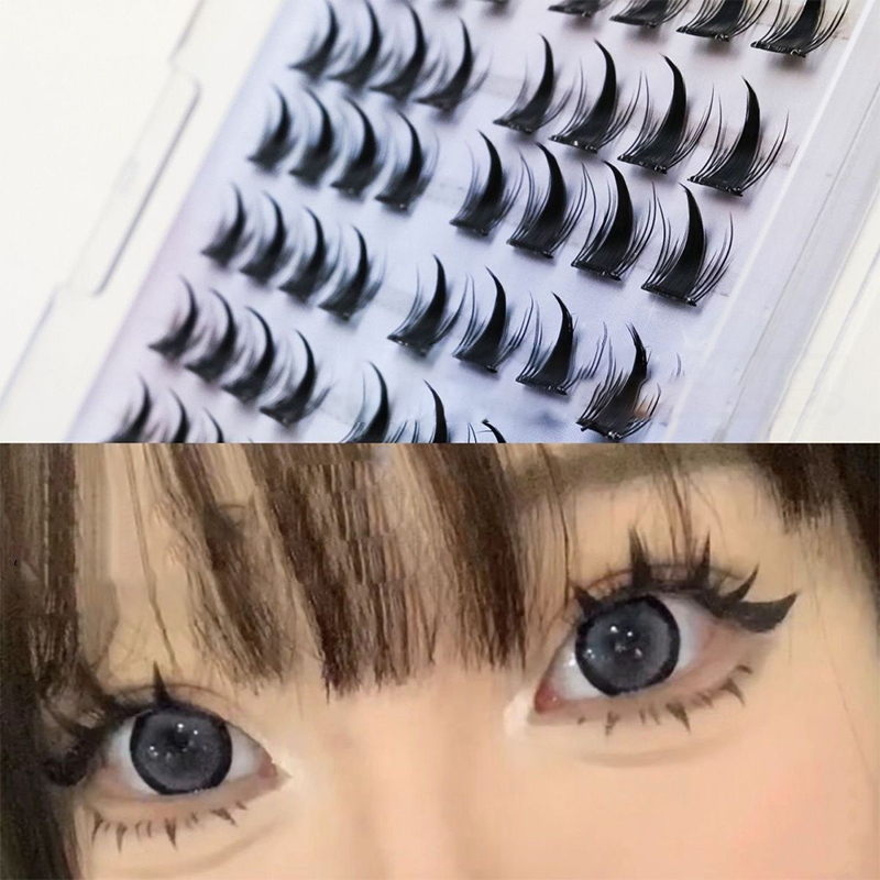 Eyelash Extension Cluster - Bulu Mata Palsu Simulasi Komik Elf