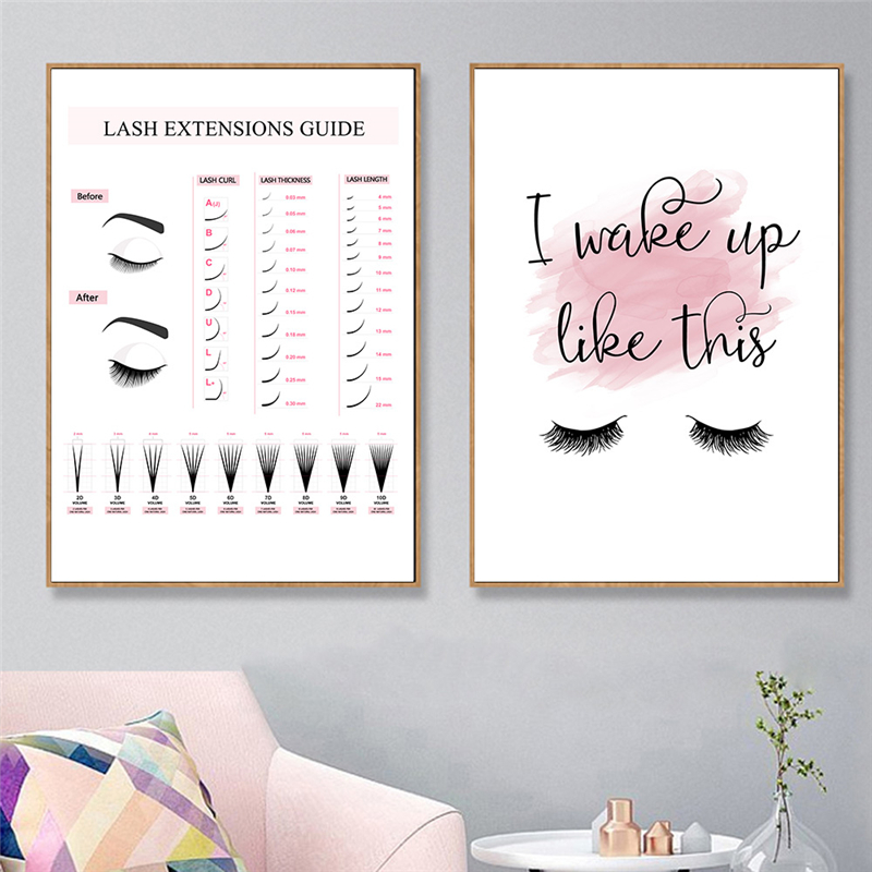 Eyelash Extension Quotes - Bulu Mata Ekstensi Panduan Poster Makeup