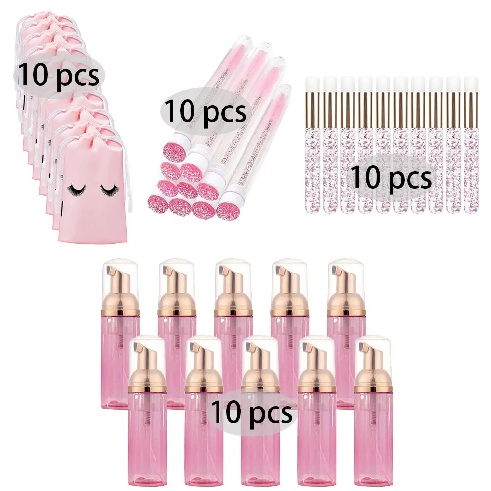 Eyelash Extension Aftercare - Botol pompa kosong bulu mata, 20/40