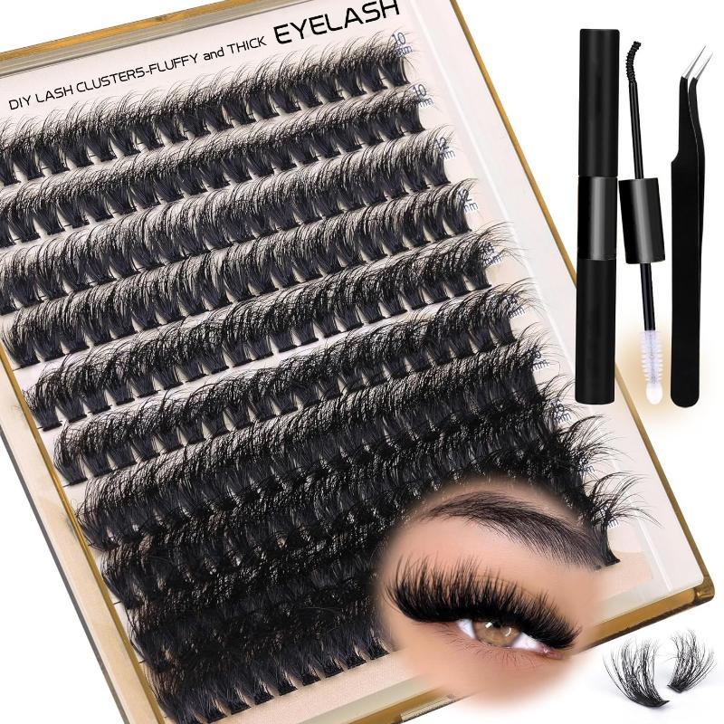 Eyelash Extension Cluster - Bulu Mata Tebal Lembut Baru, Cluster