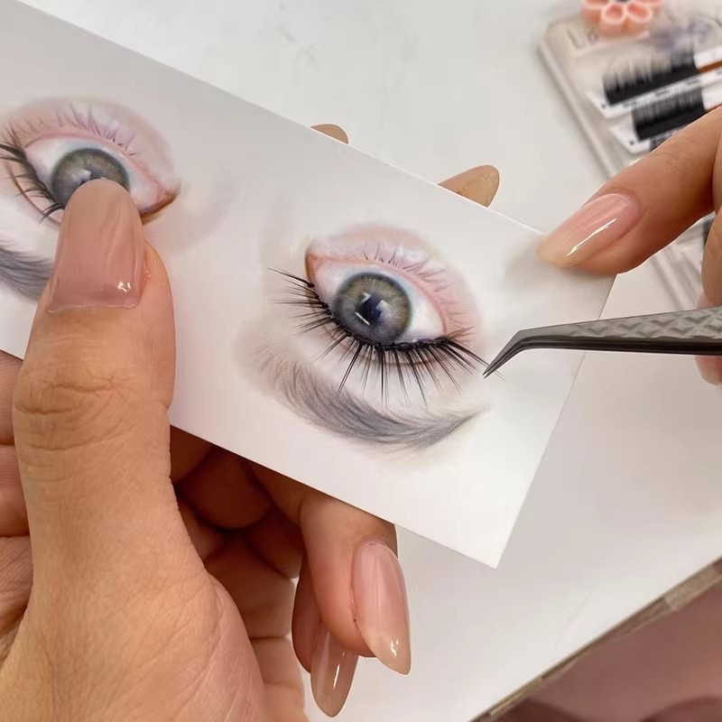 Eyelash Extension Aftercare - Kartu Pemetaan Bulu Mata yang Dapat