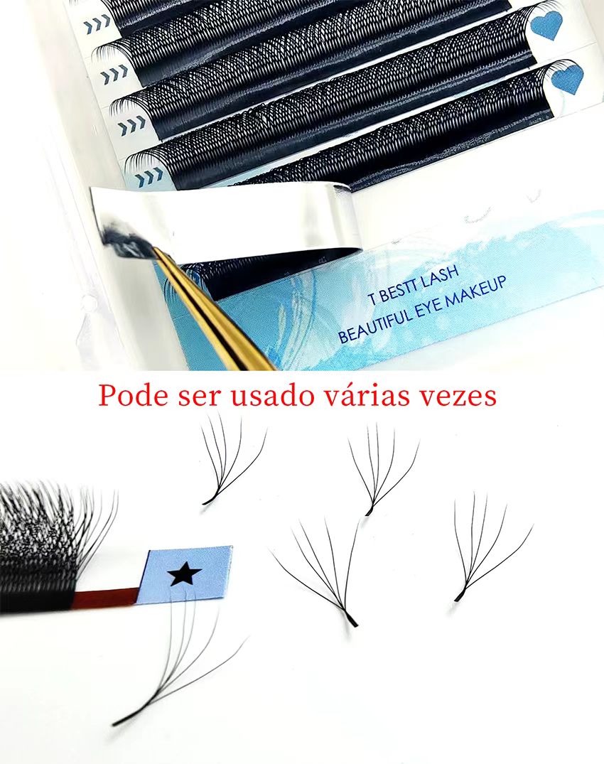 Tbestt bulu mata berbentuk 6DW - Eyelash Extension Yy ulasan dan harga