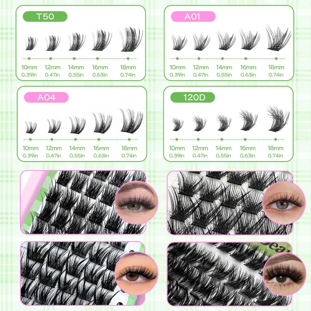 Bulu Mata Palsu Natural Look B - Eyelash Extension Cluster ulasan dan harga
