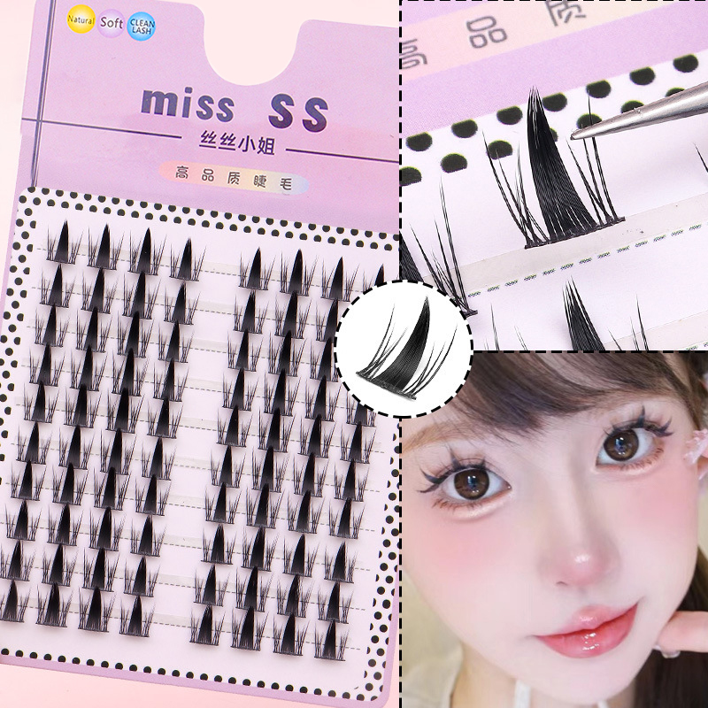 Bulu Mata Palsu Simulasi Komik - Eyelash Extension Cluster ulasan dan harga