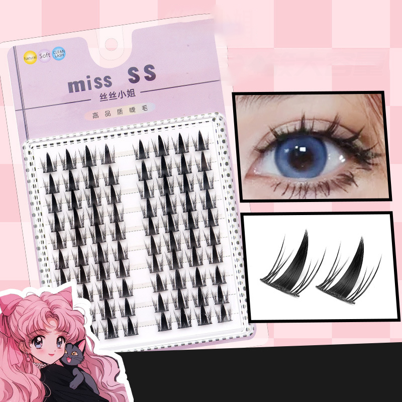 Bulu Mata Palsu Simulasi Komik - Eyelash Extension Cluster ulasan dan harga