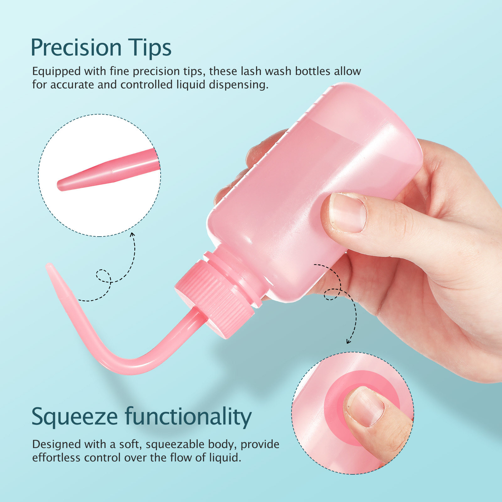 3 Buah Botol Pencuci Bulu Mata - Eyelash Extension Wash ulasan dan harga