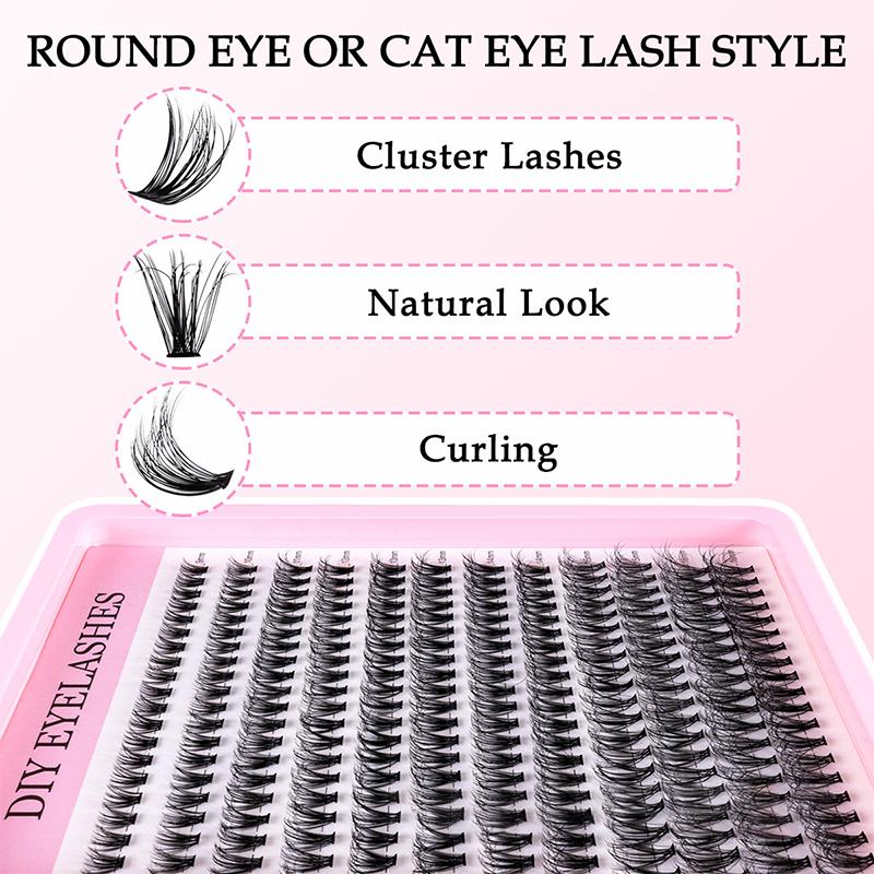 Kit Bulu Mata Alami Natural Cl - Eyelash Extension Cluster ulasan dan harga