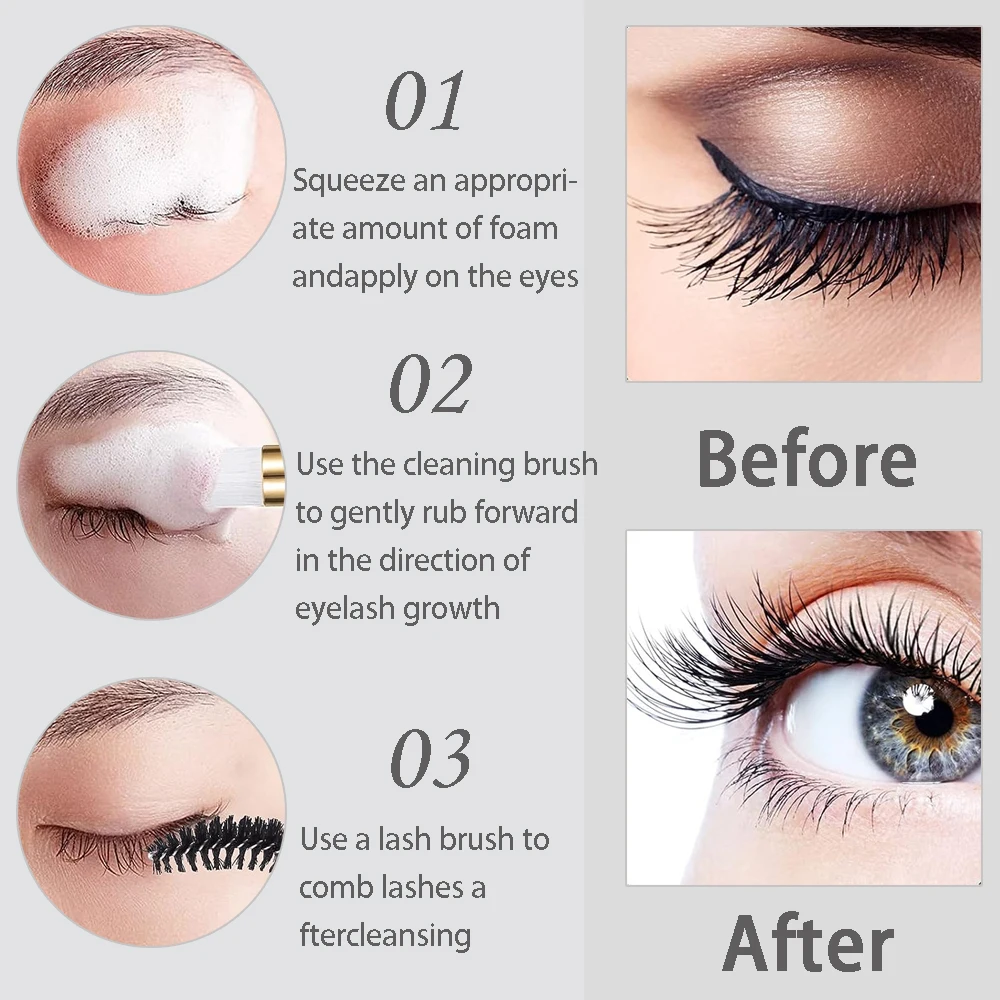 Botol pompa kosong bulu mata,  - Eyelash Extension Aftercare ulasan dan harga