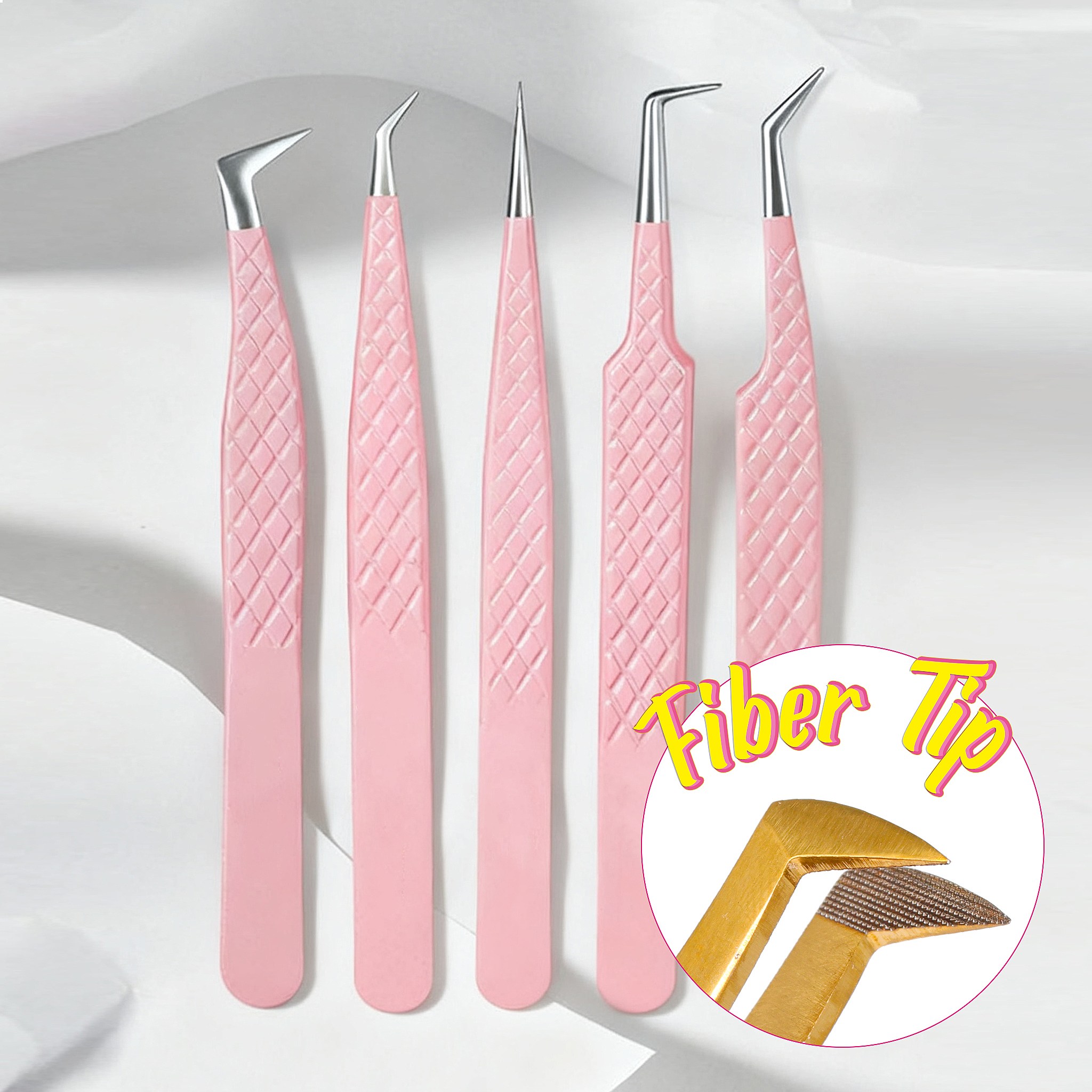 Pinset Bulu Mata Ujung Serat F - Mega Volume Lash ulasan dan harga