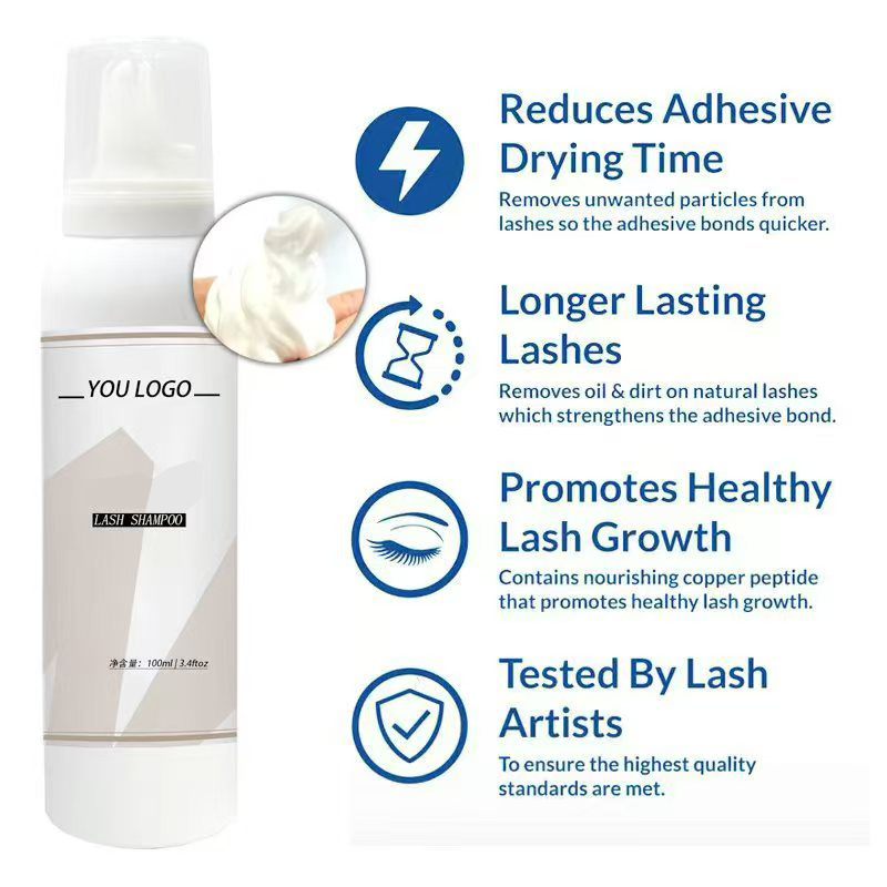 Pembersih Busa Sampo Krim Bulu - Eyelash Extension Wash ulasan dan harga