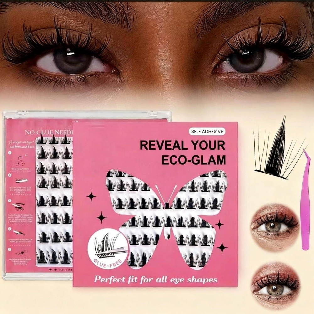 Kit Ekstensi Bulu Mata Alami D - Eyelash Extension Cluster ulasan dan harga