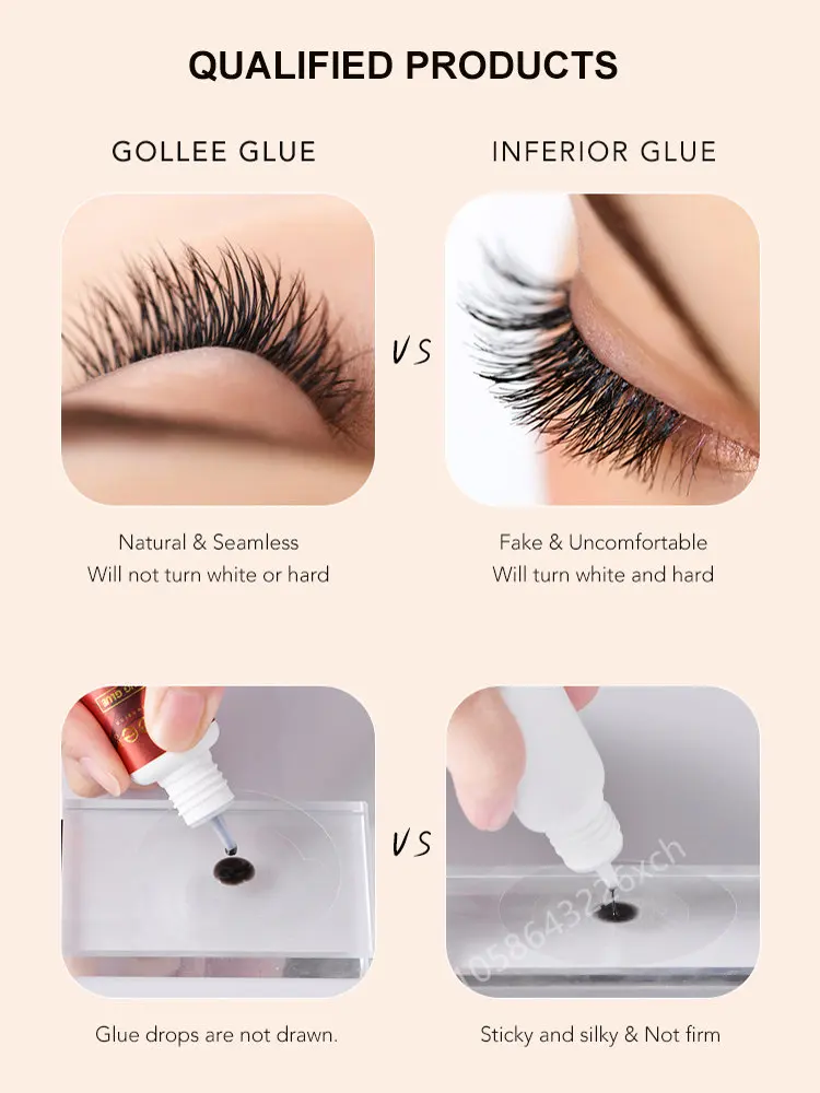 Gollee lem ekstensi bulu mata  - Eyelash Extension Or Extensions ulasan dan harga