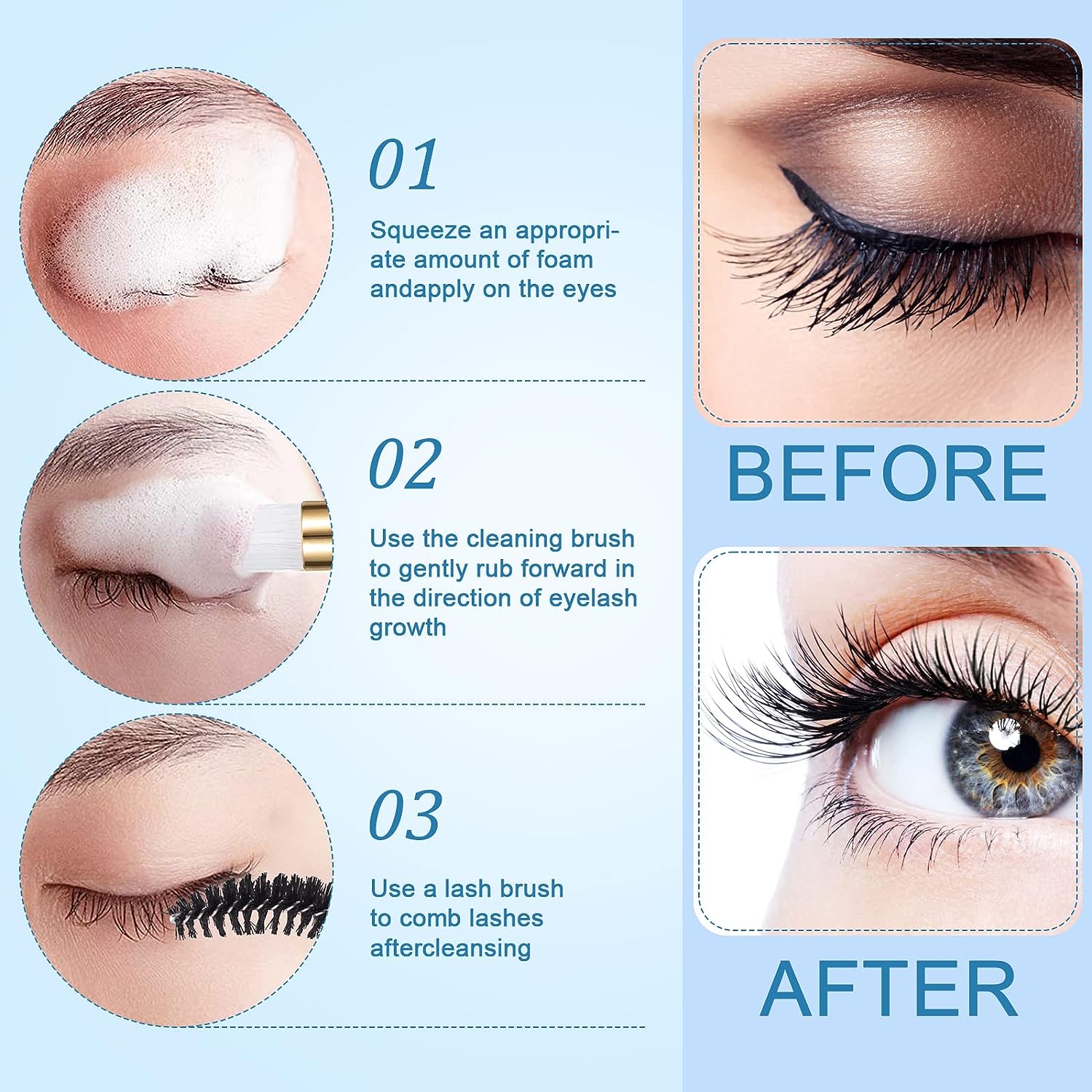 Set peralatan rias ekstensi bu - Eyelash Extension Wash ulasan dan harga