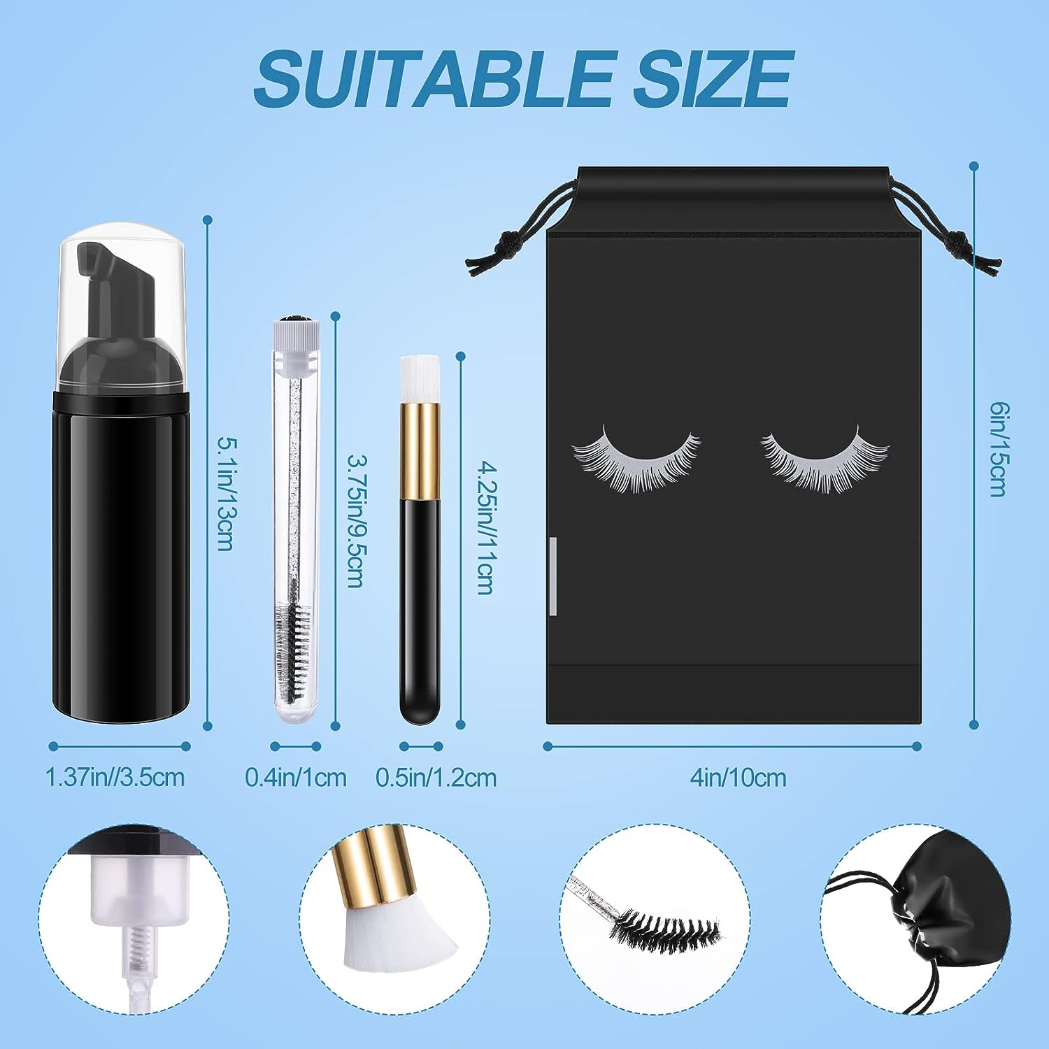 Set peralatan rias ekstensi bu - Eyelash Extension Wash ulasan dan harga